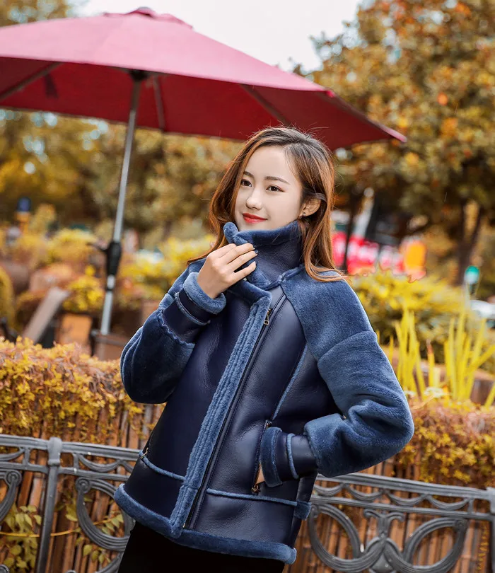 winter women fur coat and sheepskin leather jacket (6)
