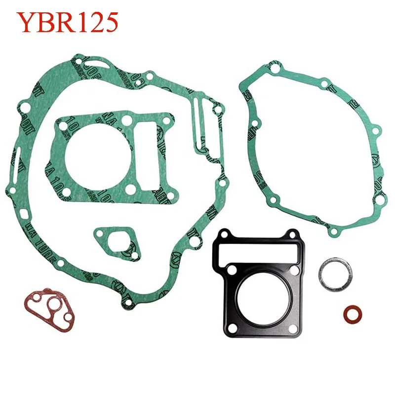 

Motorcycle Gasket Kit Includes Cylinder-Head Crankcase Clutch & Magneto Case for Yamaha YBR125 YB100 JOG50 YP250 Majesty XV250