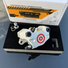 Универсальные мотоциклы тормоза CaliperP2* 34 мм 84 мм крепление для Ducati задний тормоз для Honda Yamaha Kawasaki Suzuki