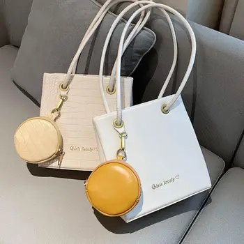 

Elegant Female High capacity Tote bag 2020 New High-quality PU Leather Women's Designer Handbag Travel Shoulder Bags Purses