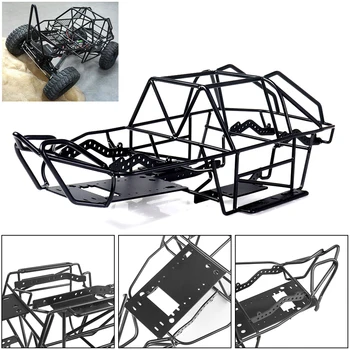 

RCTOYFUN Black Metal Roll Cage Chassis Frame For Axial SCX10II AX90046 1/10 Scale RC Car Fine Exquisite Assembly Accessories