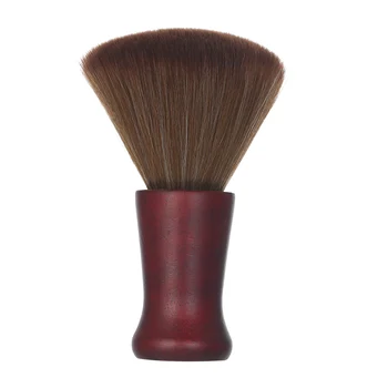 

1PCS Portable Shaving Brush Neck Duster Facial Cleaning Brush Barbers Hair Cutting Hairdressing Stylist face natural brushing