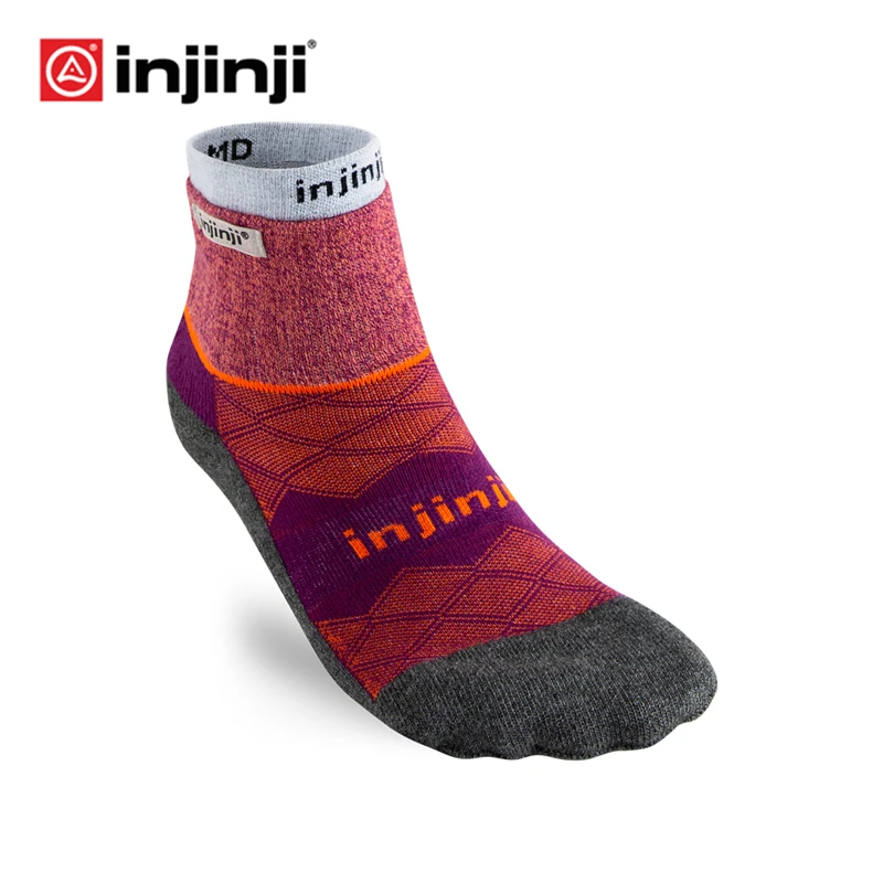 Женские носки Injinji с подкладкой и подогревом COOLMAX пилатеса для бега занятий