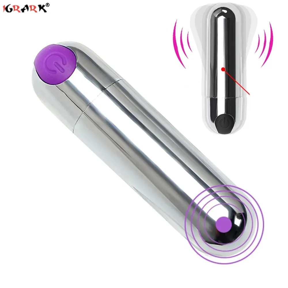 Mini Bullet Vibrator 10Speeds Clitoris Stimulator G Spot Vagina Massage Adult Sex Toys For Women Gay Female Masturbator