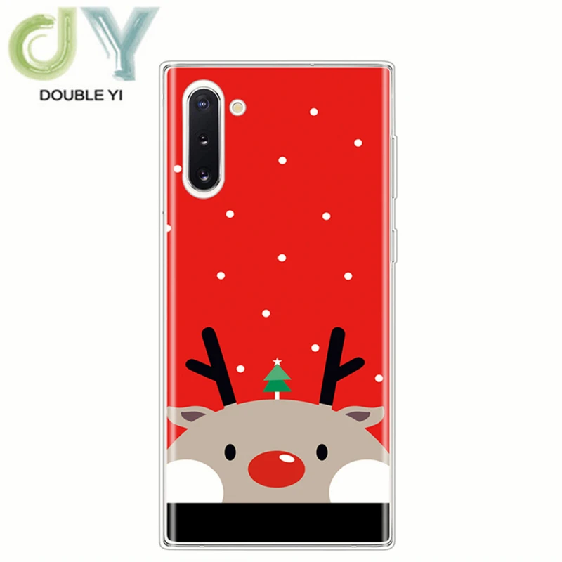Рождественский Чехол для мобильного телефона samsung s10plus с рисунком из мультфильма note10pro прозрачный j6plus Мягкий защитный чехол для мобильного телефона