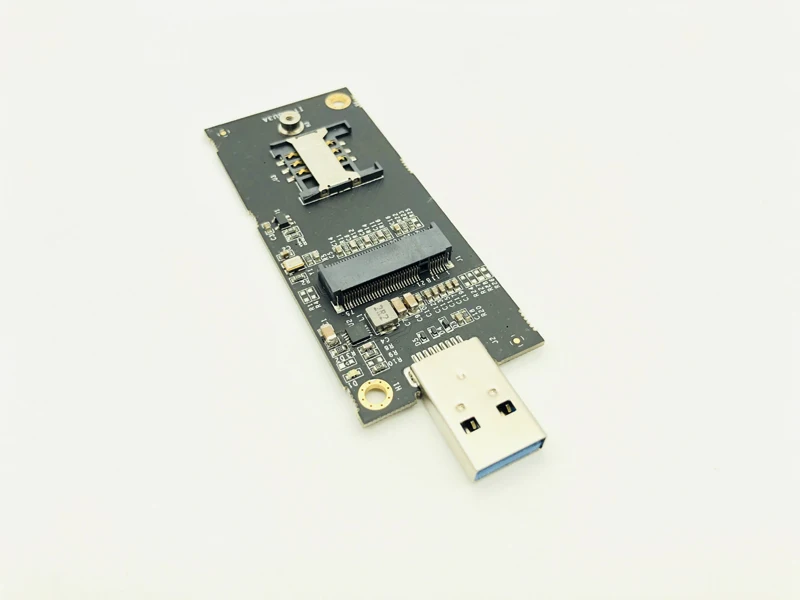 Сетевые карты USB Ethernet USIM адаптер NGFF M.2 ключ B к USB 3,0 карта для настольного ПК с sim-разъемом 6pin для модуля WWAN/LTE