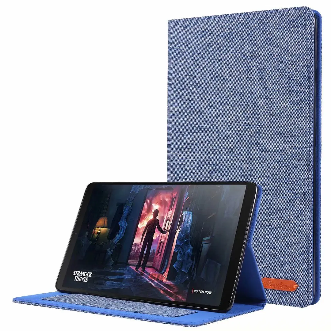Умный чехол для планшета с подставкой для samsung Galaxy Tab A 10,1 SM-T515 SM-T510 T515 T510 из искусственной кожи, защитный чехол с откидной крышкой - Цвет: blue