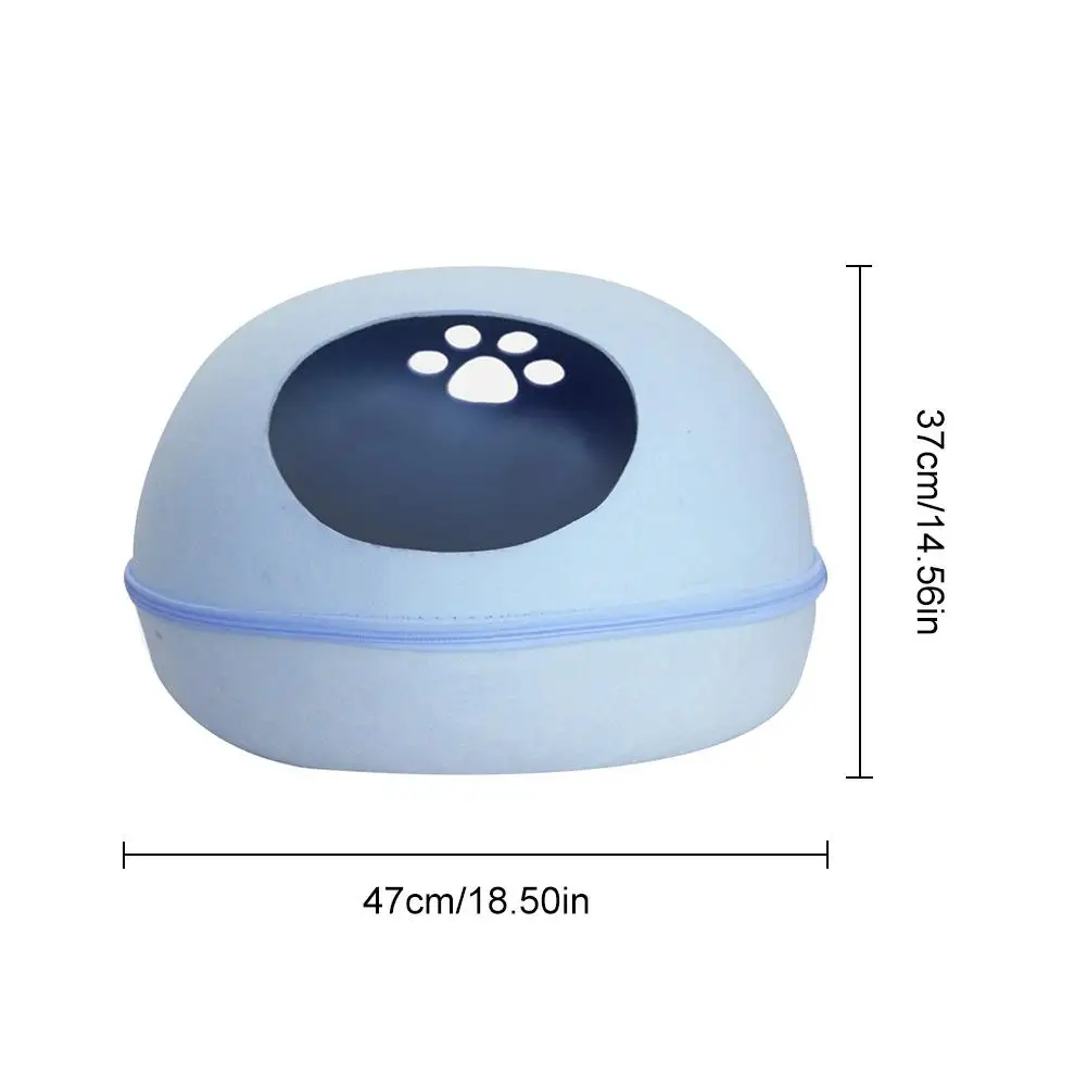 Кошка Лежанка и домик для домашних животных зимний теплый питомник закрытый ветронепроницаемый глубокий сон яйцевидное гнездо для кошки четыре сезона спальный мешок для кошки мягкий