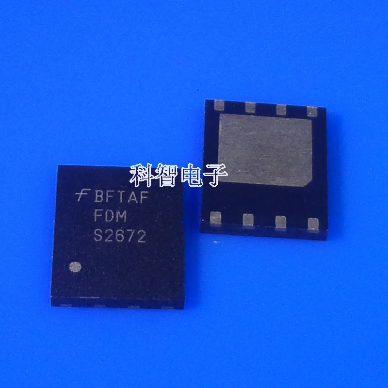 100% новый и оригинальный FDMS2672 2672 QFN8 N 200V 20A MOS BOM | Электроника
