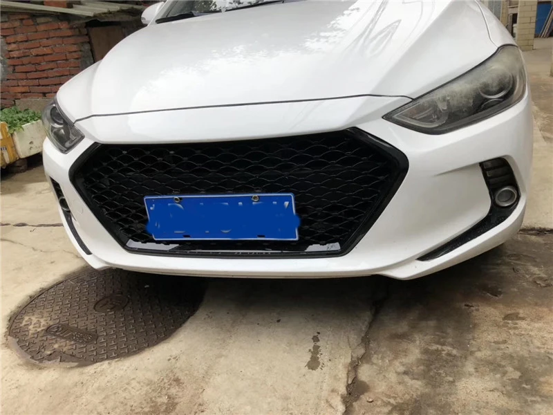 Автомобильные аксессуары для Hyundai Elantra 2016 2017 2018 передний бампер гоночная решетка