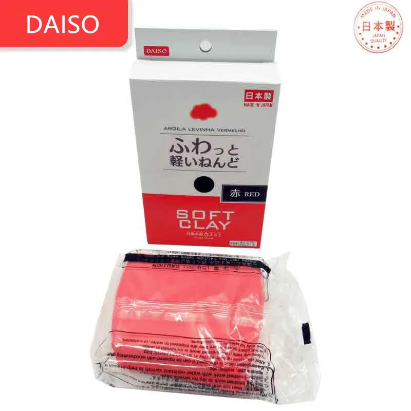 80 г 8 цветов Daiso Япония мягкая глина легкий моделирование воздуха сухой Сверхлегкий глина пушистые поставки формы из полимерной глины малыш полимер