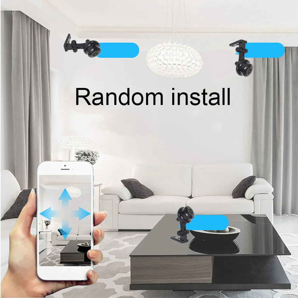 DIDIHOU, 3,6 мм, Wifi, мини ip-камера, уличная, ночная версия, для домашней безопасности, беспроводная, маленькая, CCTV, инфракрасная, с датчиком движения, монитор