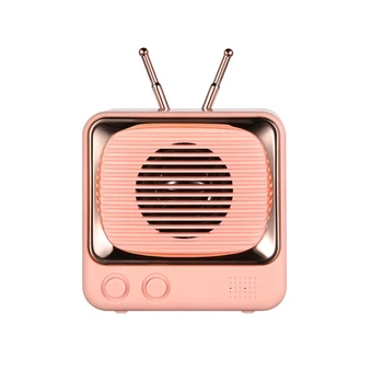 

Chenpec Mini Retro Vintage Portable Wireless Bluetooth Speaker Stereo Sound Bar Music Analog TV Small Speaker