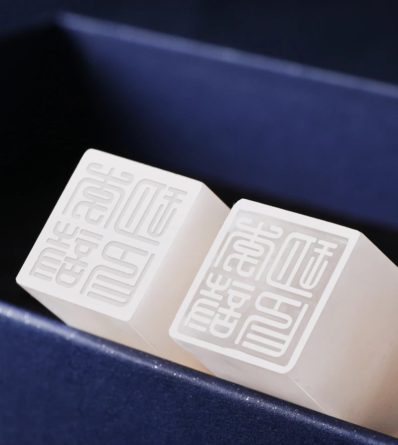 chinês dom selo branco escultura selo