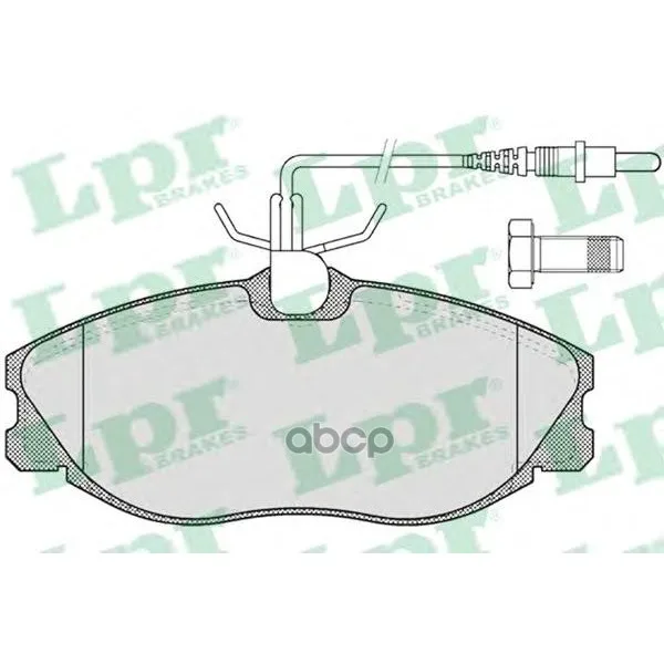 Колодки Тормозные Citroen Xsara/Peugeot 406/607 Передние Lpr 05p620 Lpr арт. 05P620