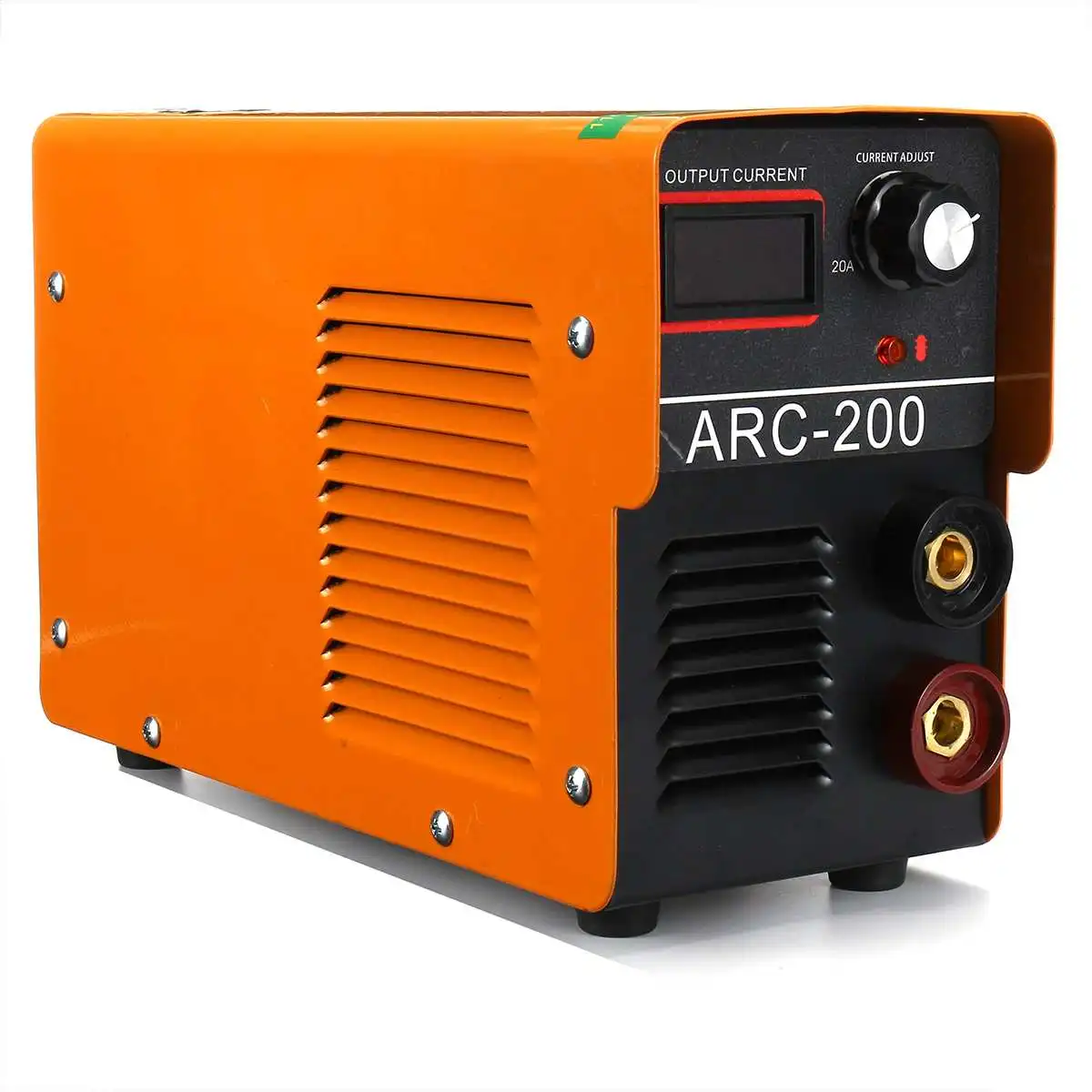 110 V/220 V Мини бтиз инвертор сварочный аппарат ARC-200 сварочные аппараты с светодиодный Дисплей - Цвет: Оранжевый