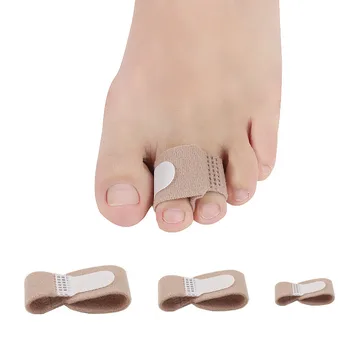 

1pcs Fabric Toe Finger Straightener Hammer Toe Hallux Valgus Corrector Bandage Toe Separator Splint Wraps Foot Care