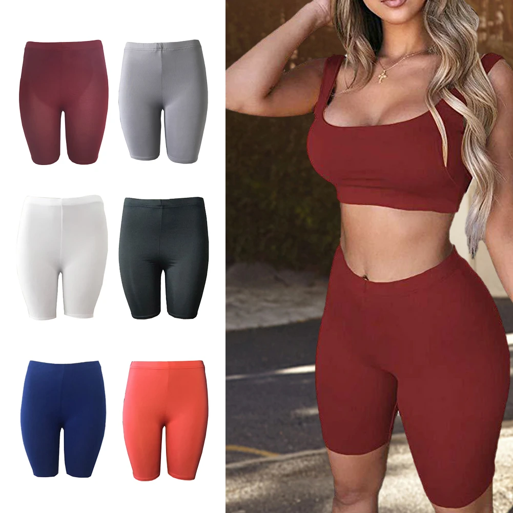 sweatpants biker shorts