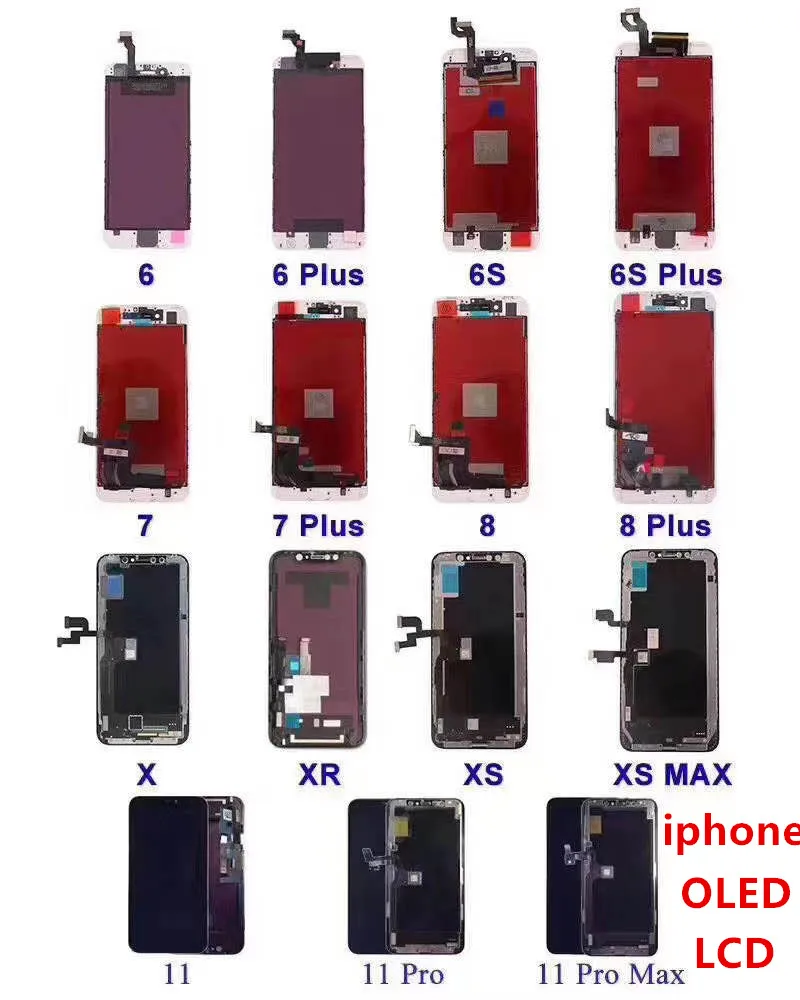 

A+ Grade For iPhone6 6Plus X XS XR LCD With Perfect 3D Touch Screen Digitizer Assembly For iPhone 7 7P 8 8PLUS Display Pantalla
