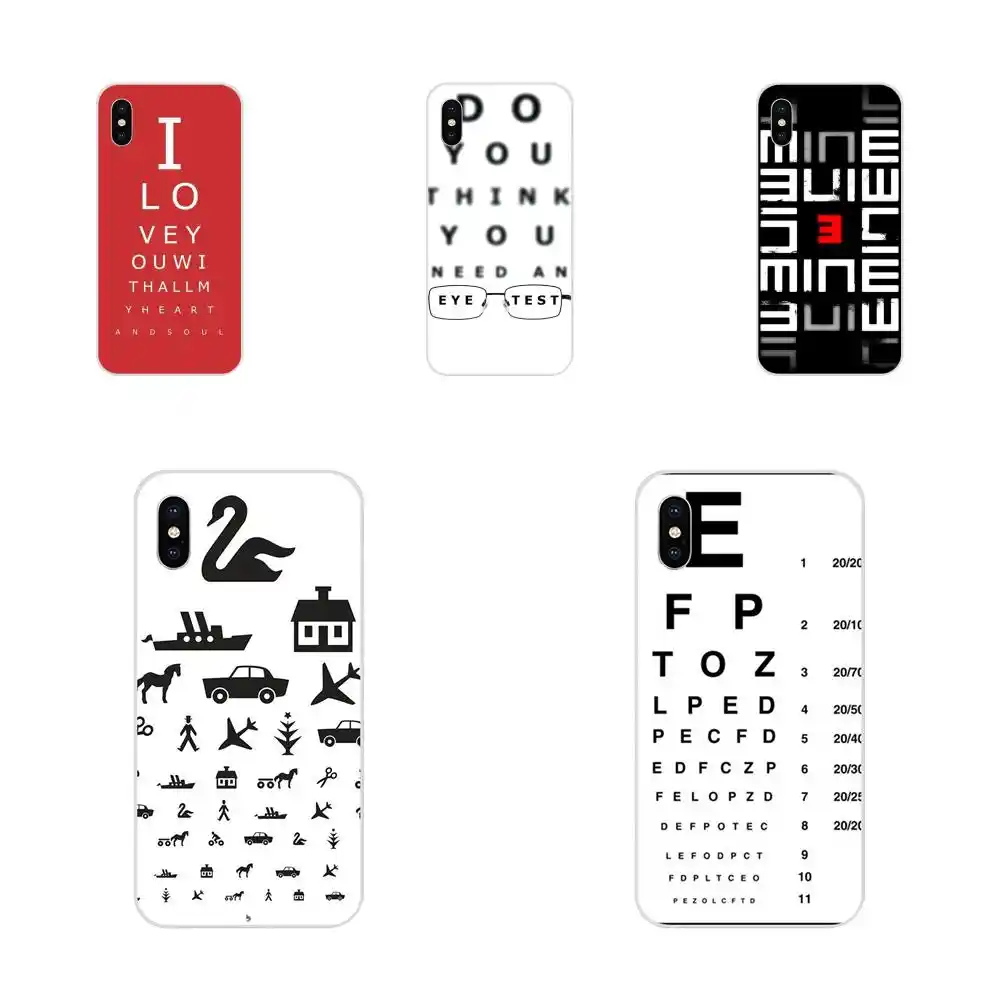 Test Eye Chart Advantageous Tpu Art Cover Case For Xiaomi Redmi