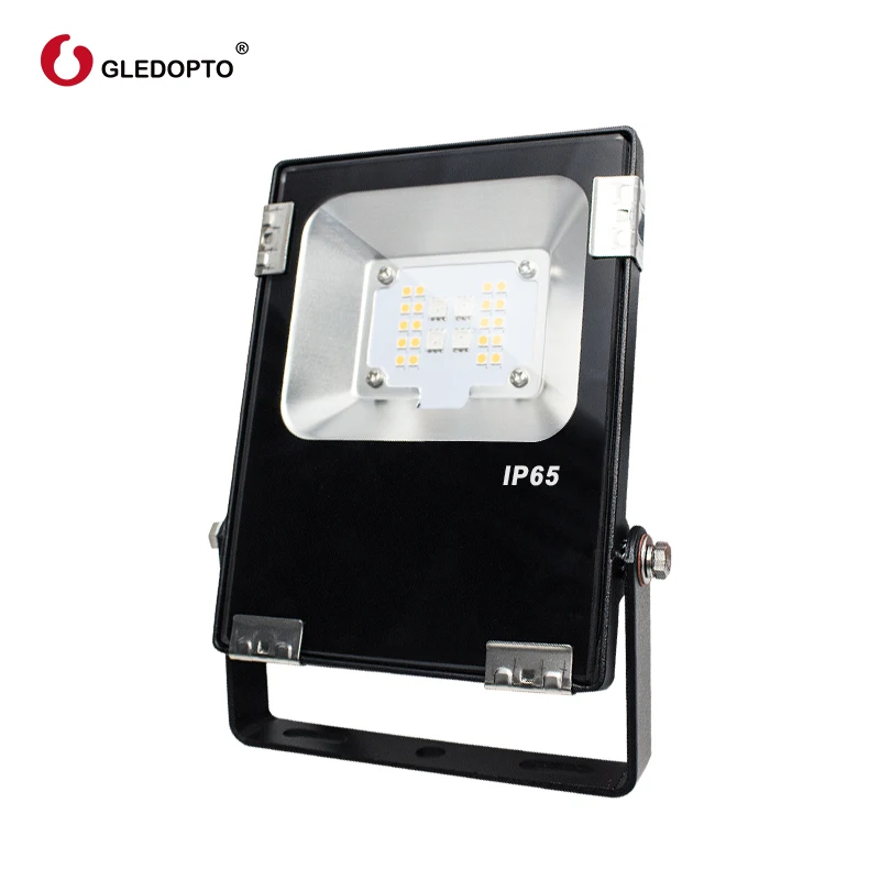  GLEDOPTO ZIGBEE 3.0 10W LED Smart Flood Light RGB+CCT Floodlight UK/EU/US/AU AC110-240V Waterproof  - 4000283042222
