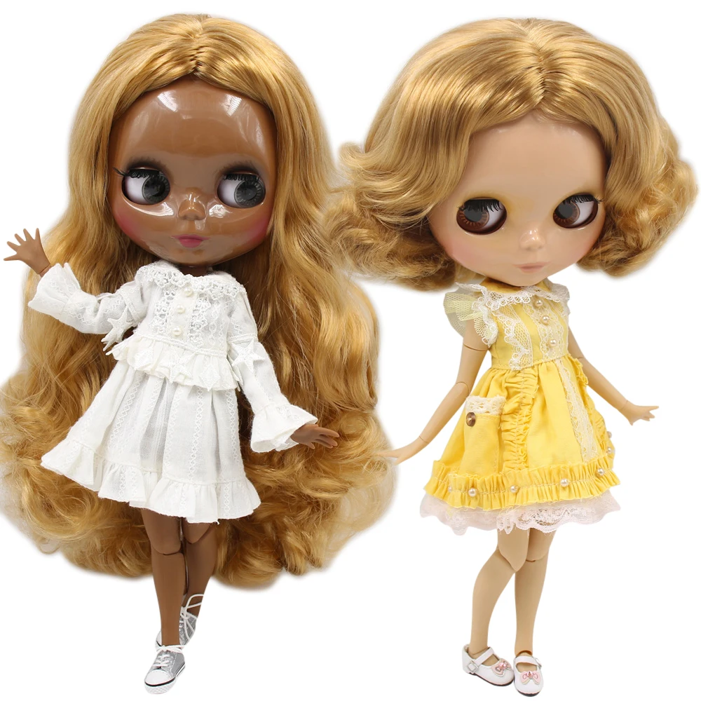 ICY Nude Blyth изготовленная на заказ кукла No. BL331 светло-коричневые волосы 1/6 bjd, pullip, licca, jerryberry