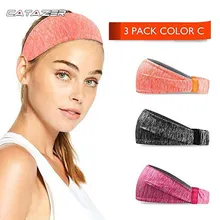 1 Набор из 2 шт. повязка на голову впитывающая пот лента для волос для йоги пояс для волос для бега на открытом воздухе фитнес-повязка для волос