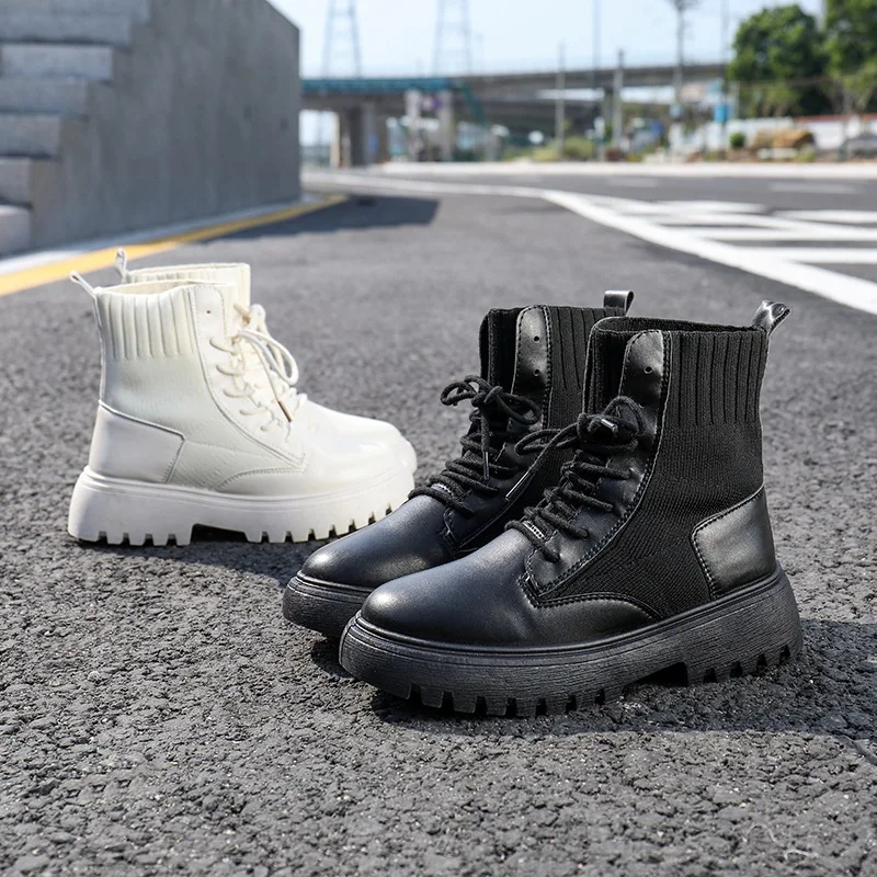 

2019 New Style Online Celebrity Martin Boots Women's British-Style Short Boots Autumn & Winter Snow Boots plus Velvet WOMEN'S Sh