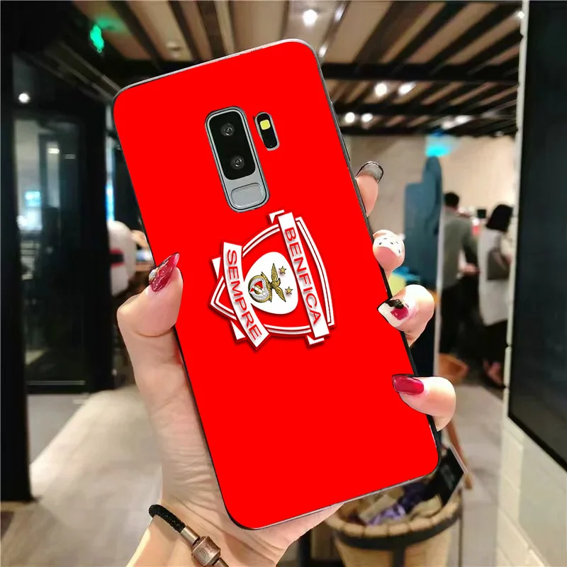 Чехол для телефона Benfica FC чехол для samsung Galaxy S10 S8 S7 Edge DIY черный мягкий TPU для A9 C10 C9 J7 Max Note 8 Note 9 S8 S10E