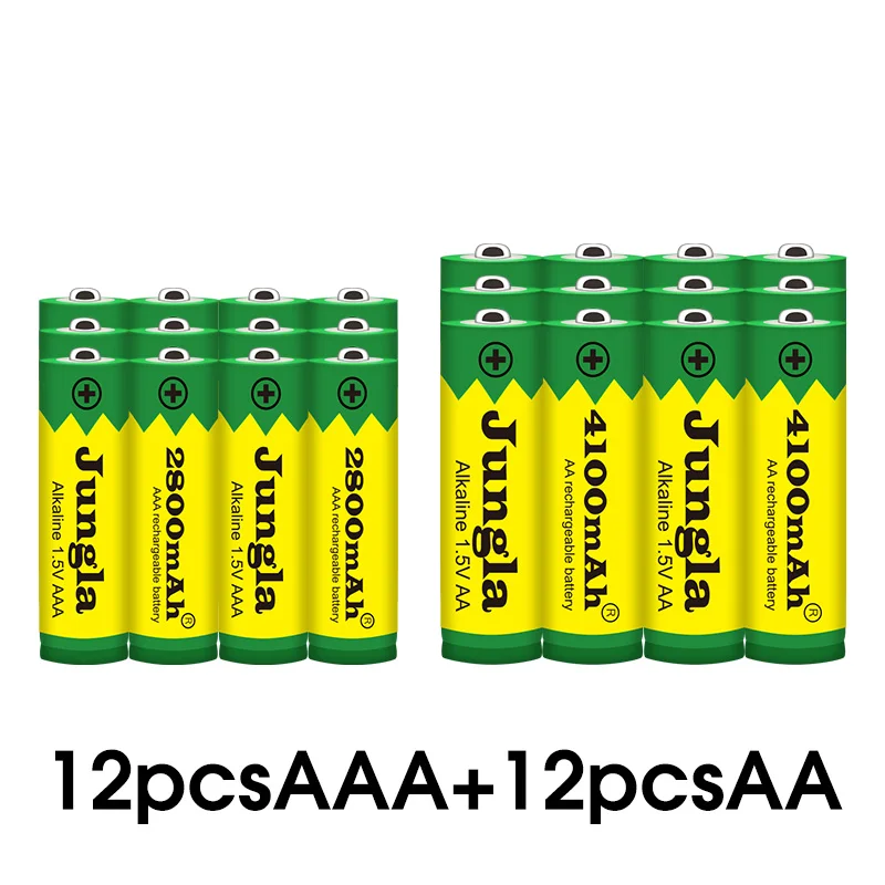 AA+ AA 1,5 V перезаряжаемая AA батарея AAA Щелочная 2800-4100mah фонарь для игрушек Часы MP3-плеер Замена Ni-MH батареи - Цвет: Красный