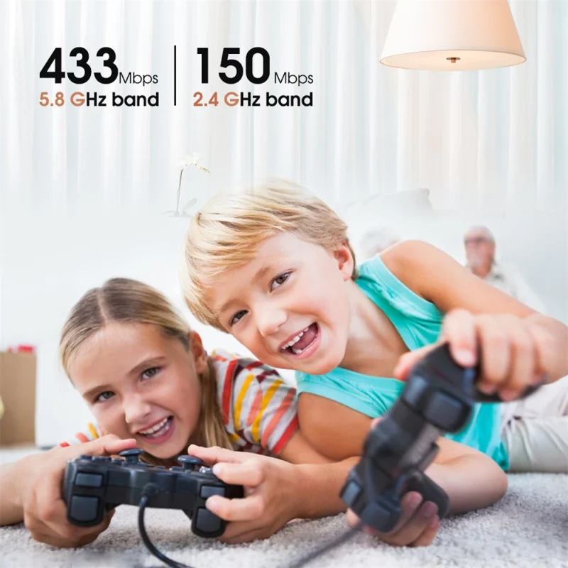 EDUP Wi Fi USB Bluetooth адаптер переменного тока 600 м Dual Band 2 4 г/5G Ethernet приемник Беспроводной
