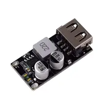 USB DC-DC понижающий преобразователь зарядки понижающий модуль 6 V-32 V 9V 12V 24V постоянного тока до быстрое зарядное устройство монтажной платы 3V 5V 12V