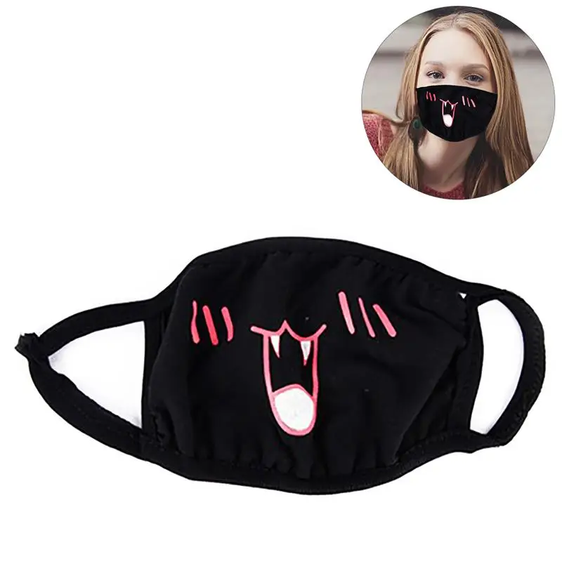 Милая чистая хлопковая маска для губ с мультяшным принтом моющаяся дышащая мультяшная намордник маска лицевая маска аксессуары для одежды - Цвет: 39