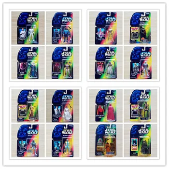 

1PCS Star Wars Action Figures Power of the Force Jedi EPISODEI 3.75'' Princess leia organa YODA 9CM