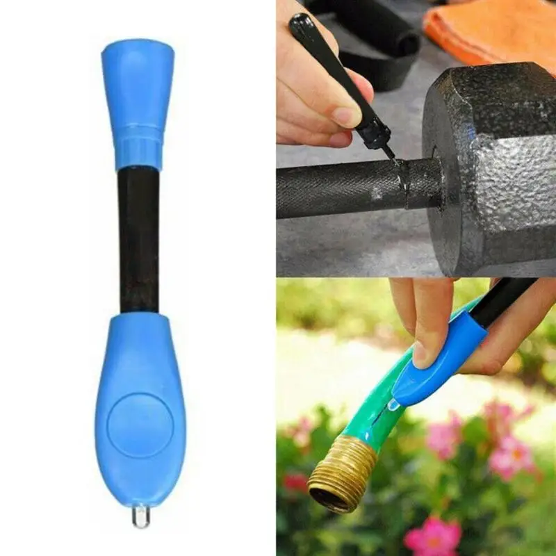 

5 Second Quick Fix Liquid Glue Pen Uv Light Repair Tool With Glue Super Powered Liquid Plastic Welding Compound Office Supplies