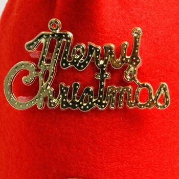 

Red Wine Bottle Cover Bags Photography Props Snowman/Santa Claus Christmas Decoration Sequins Home Gathering