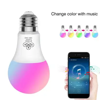 

WIFI Control LED Lamp LED Light Bulb LED Bulb Party Decoration Bedroom Bar Durable Super Bright for Google Home