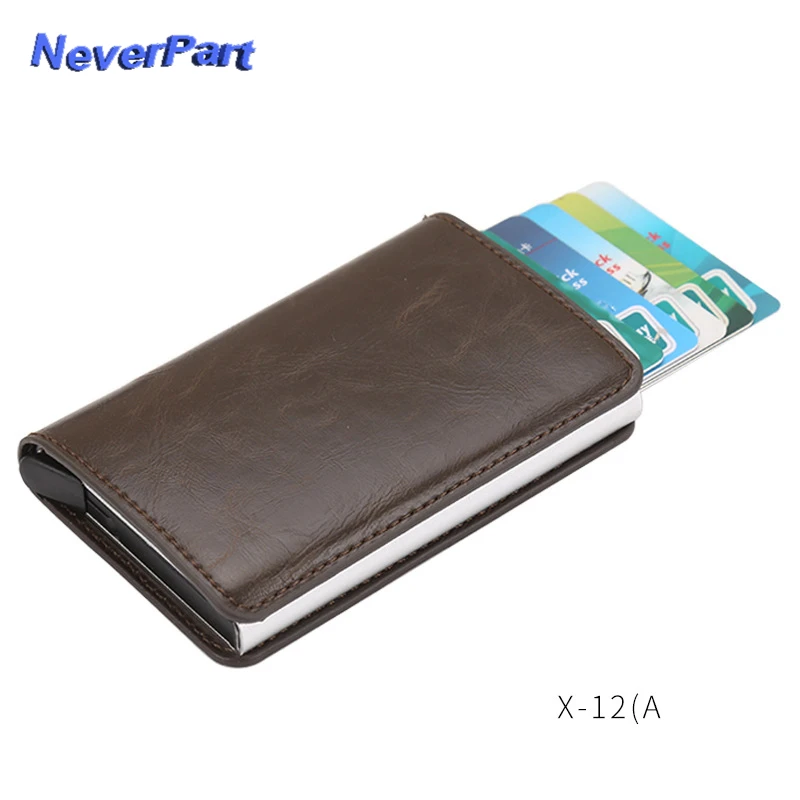 

2019 New Credit Card Holder Wallet Unisex Box Minimalist Male and Female Wallet Aluminium Card Package For Men & Women Card Case