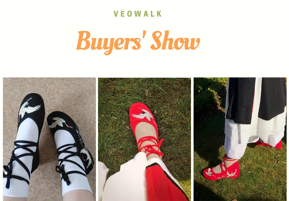 Paperine Crane alla schiava con laccetti e ricami di cicogne - Veowalk 49 Paperine Crane alla schiava con laccetti e ricami di cicogne - Veowalk - immagine 9