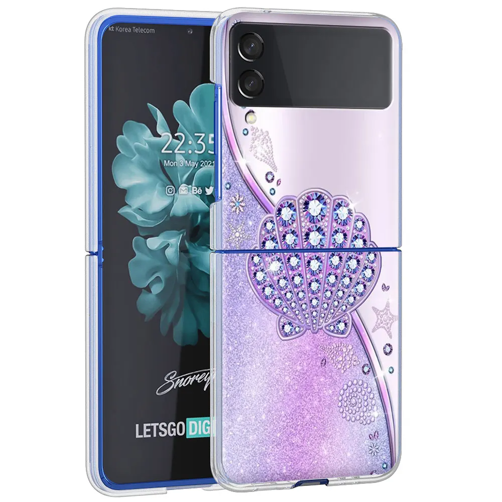 Transparent Luxury Love Bow Hard Phone Case Cover - Clear PC Design