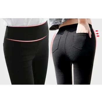 

Womens Trousers Ladies Pants Jeggings Slim Fashion High Waist Slim Fit