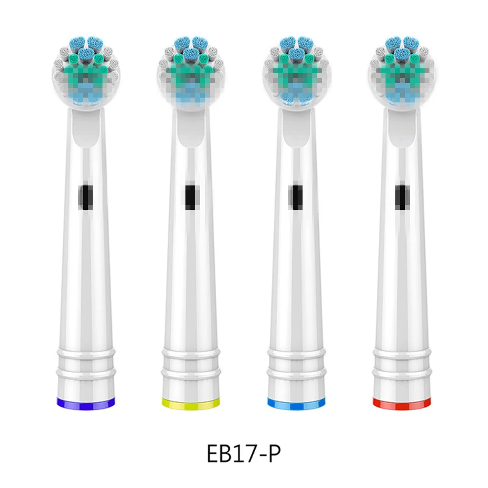 

4pcs Toothbrush Brush Heads For Oral B D25,D18,D12,D8,D4X,D4,D17,D4510,D12013,D12013W,D12523,D8011,D9525,D9511 Toothbrush Heads