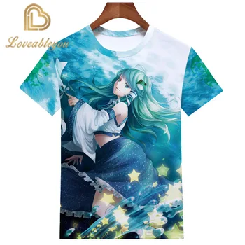 

TouHou Project 3D Print T-shirt Men Women Fashion Streetwear T Shirt Harajuku Tshirt TouHou Project Shirts Anime Short Sleeve