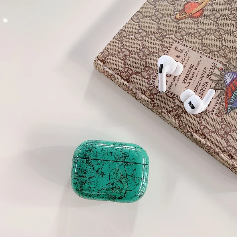 135H Чехол для Apple AirPods Pro чехол силиконовый чехол для наушников для Airpods 3 pro чехол Роскошный Мраморный чехол для Bluetooth гарнитуры - Цвет: 135H