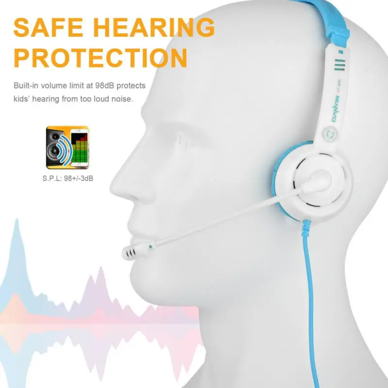 2020 NEW Girls Boys Childrens Kid Over The Head Headphones Headset IPad Computer Birthday Gift Wireled Headphones