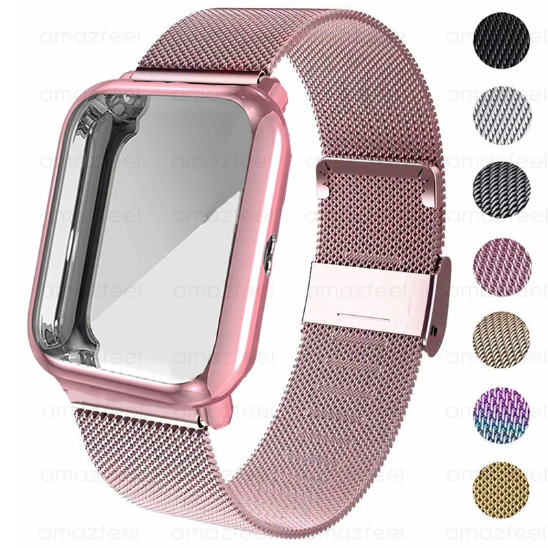 Wrist Strap For Amazfit Bip Case Bracelet Xiaomi Lite S GTS 2 mini U Pro Band Screen Protector film | Электроника
