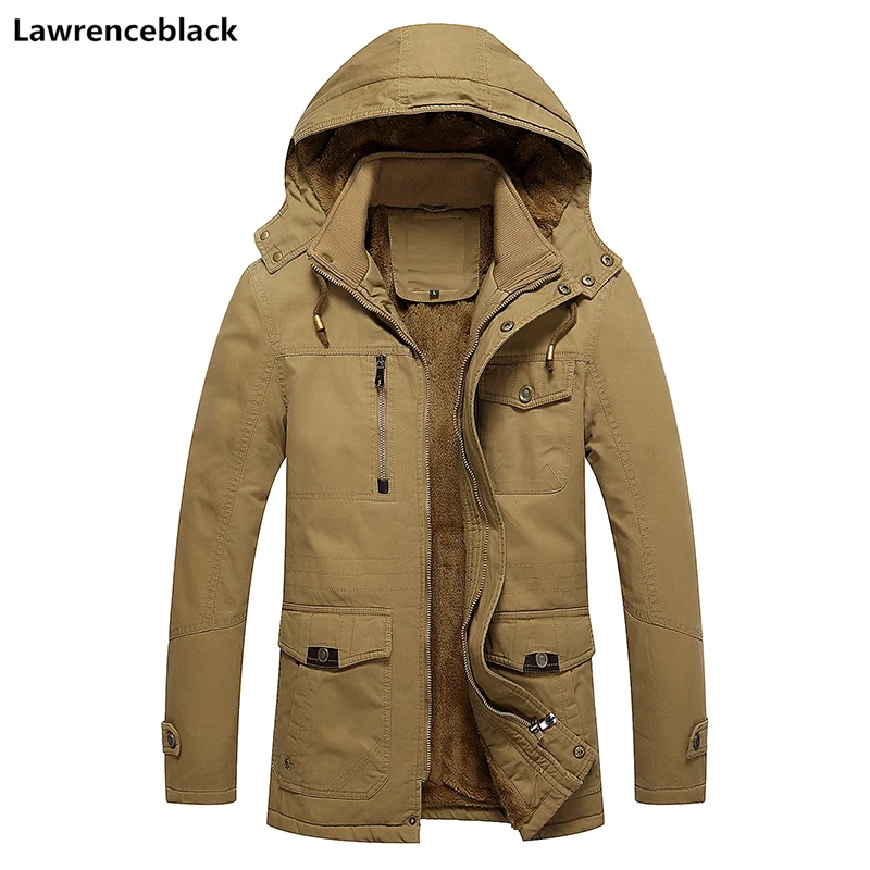 

Mens Jackets and Coats Casual Winter Thicken Lining Men Outdoors Streetwear 2019 High Quality Cargo Jacket Windbreaker Outerwear