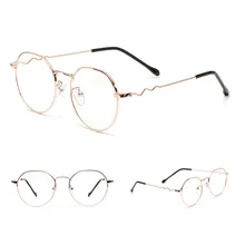 Синий светильник, блокирующие очки для мужчин и женщин, Классический ретро анти-синий светильник для очков, цельнометаллические круглые плоские зеркальные очки