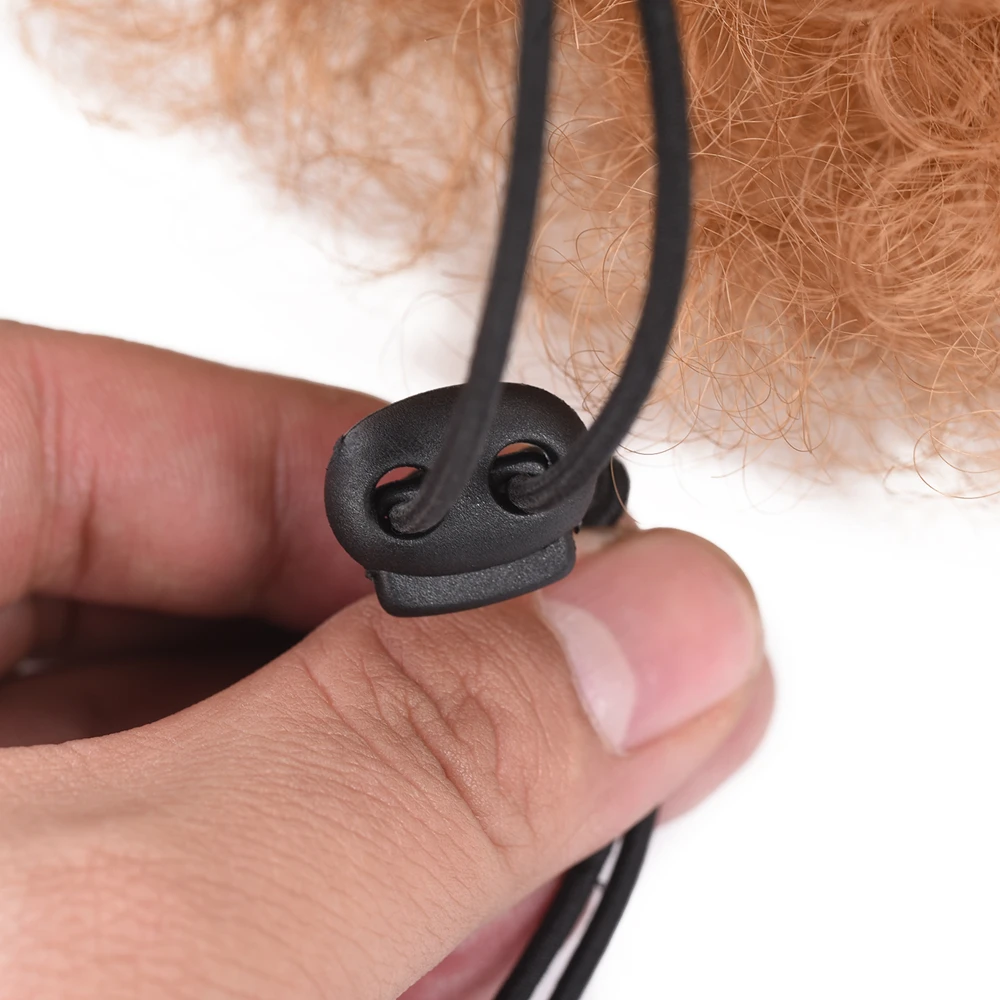 LIHUI Puff-wigs Blick Girl 5inches/8inches African Buns Children's Chemical Fiber Hair Accessories Natural Black Brown