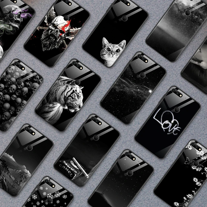 

Anti Knock Phone Cases for Huawei Honor 6X 7C 7A 7X 8X 8A 9 Lite Cover Y6 Y9 2018 2019 Y7 Prime Pro Magic 2 Tempered Glass Shell